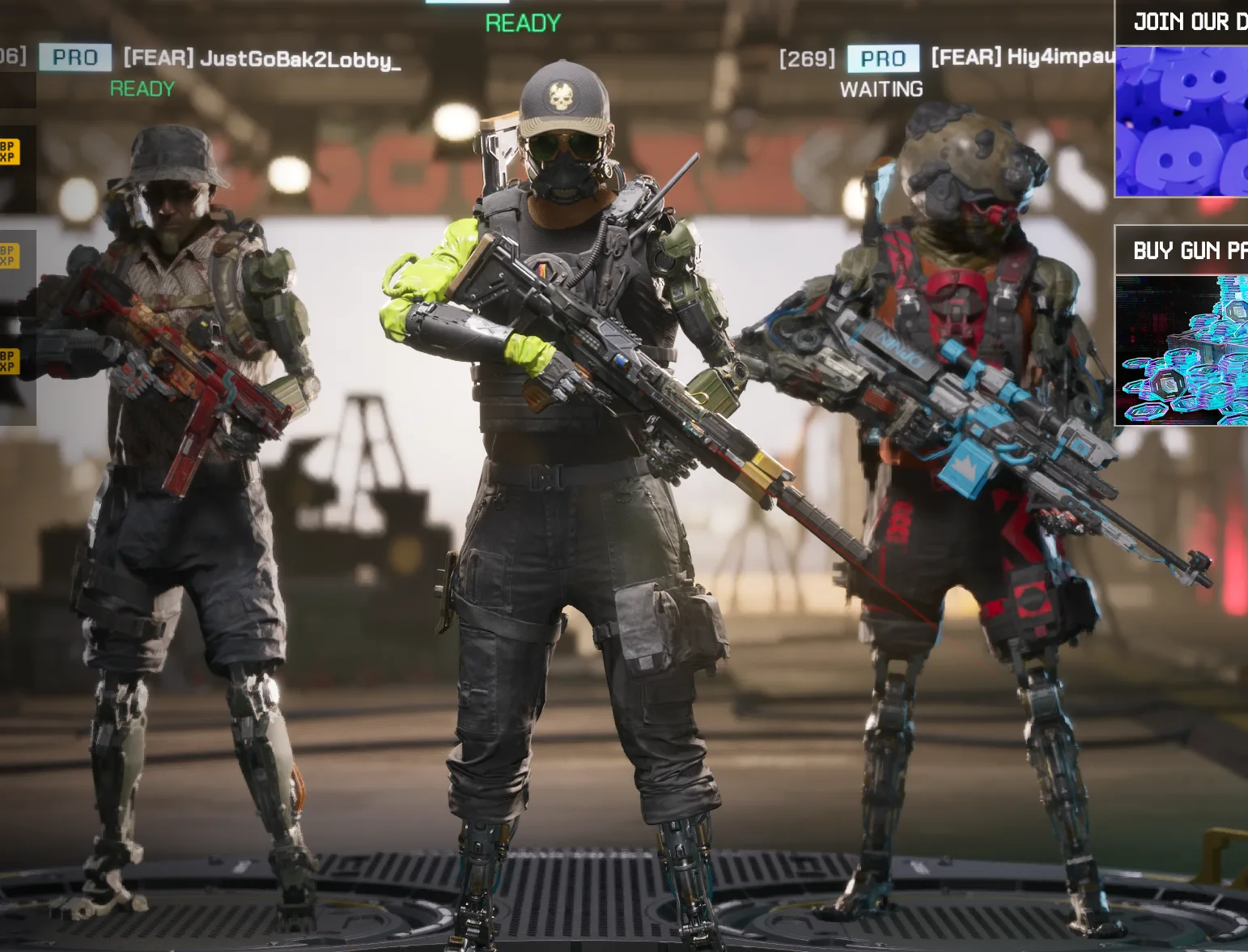 NEON VETERAN — Rogue ready lobby capture
